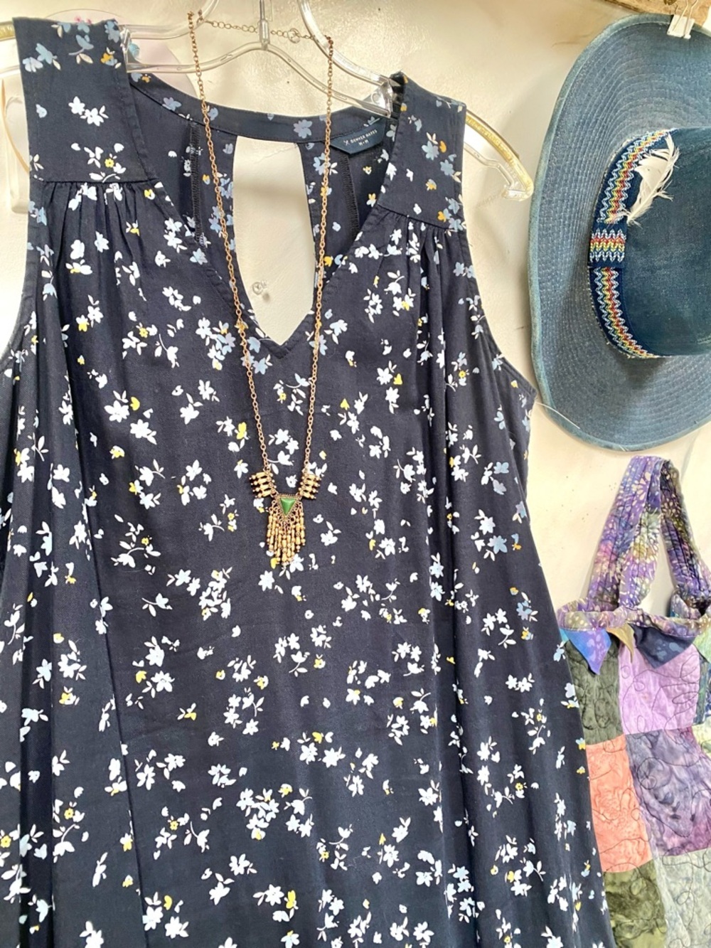 Sweet prairie vibe boho floral dress w country shabby chic feel